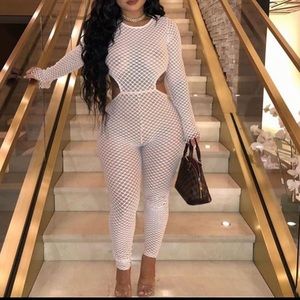 Mesh Jumpsuit